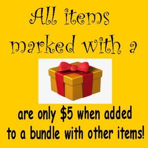 $5 items when added to a bundle